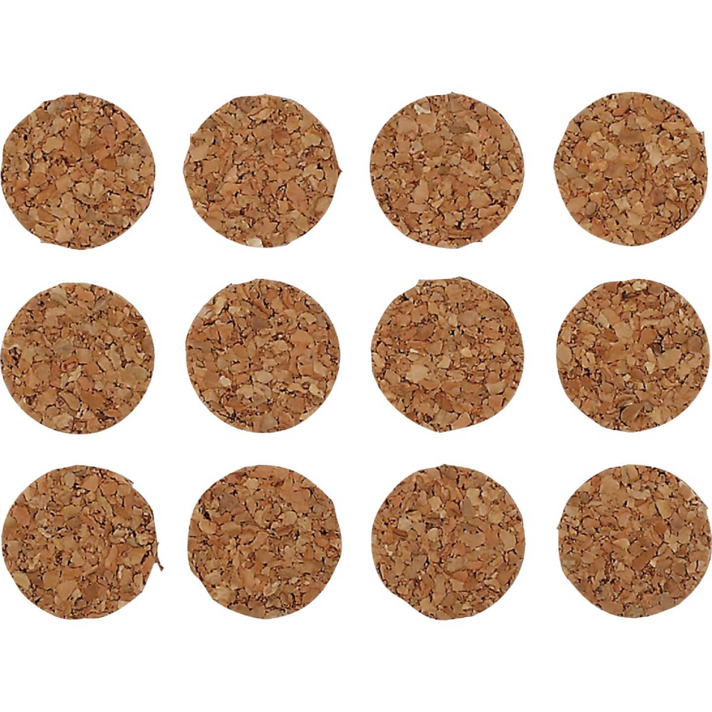 Super Sliders 1/2 In. Bumpers Round Cork Furniture Pads (24-Piece) Image 2