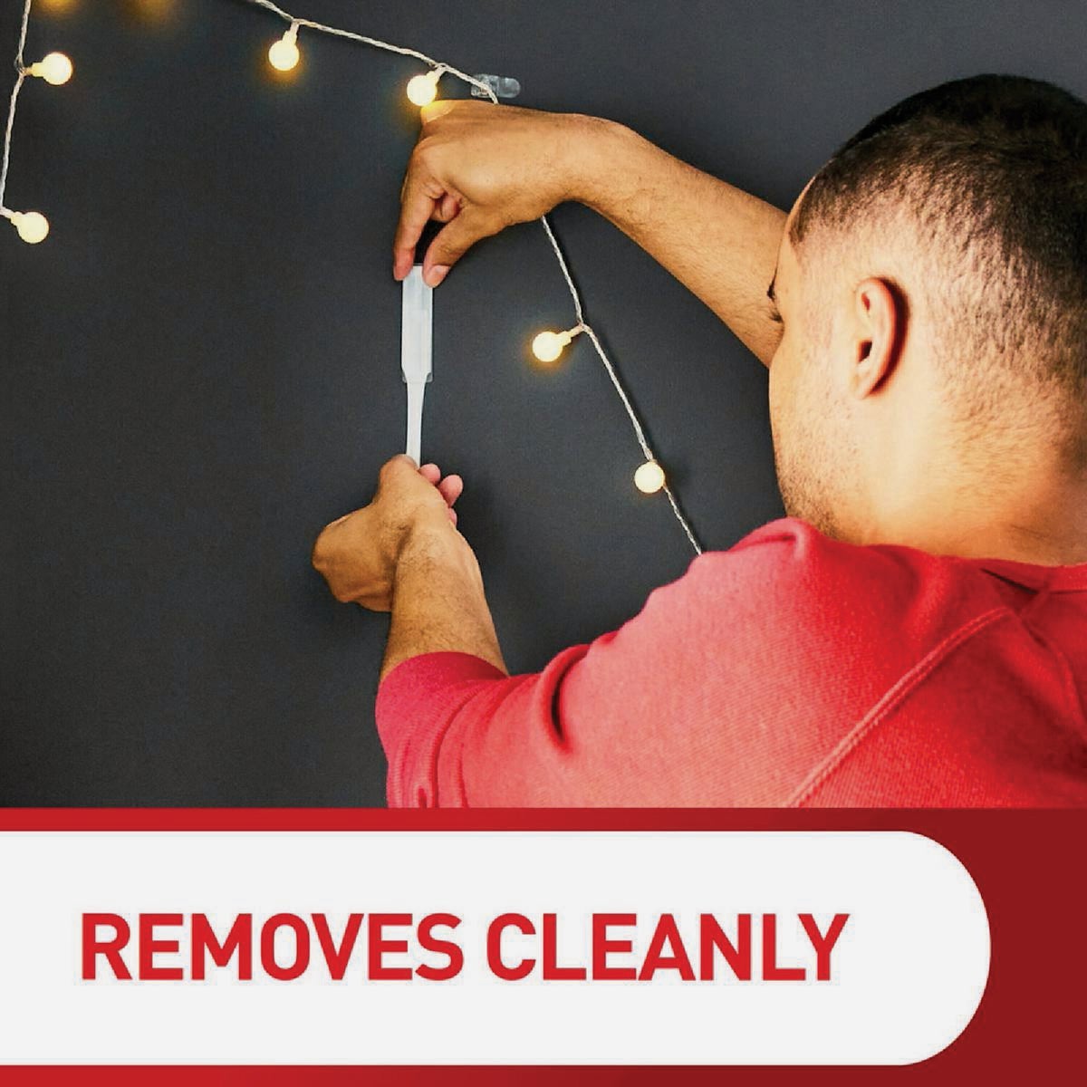 Command Large Wire Hook, White, 3 Hooks, 8 Strips Image 3