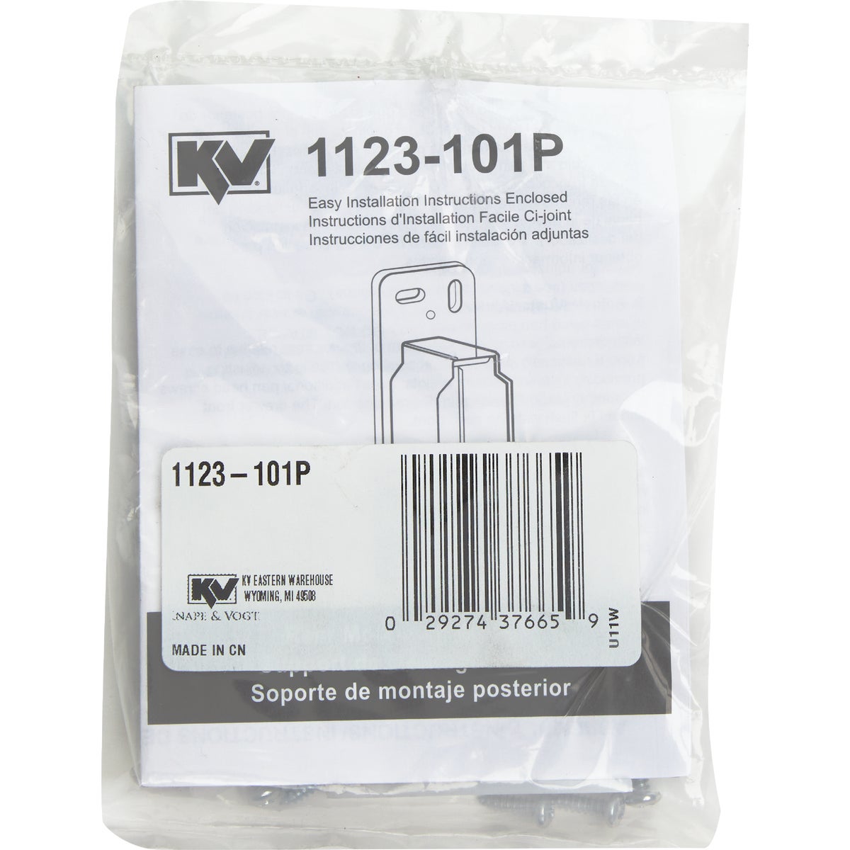 Knape & Vogt Rear Mount Drawer Slide Bracket (1-Pair) Image 3