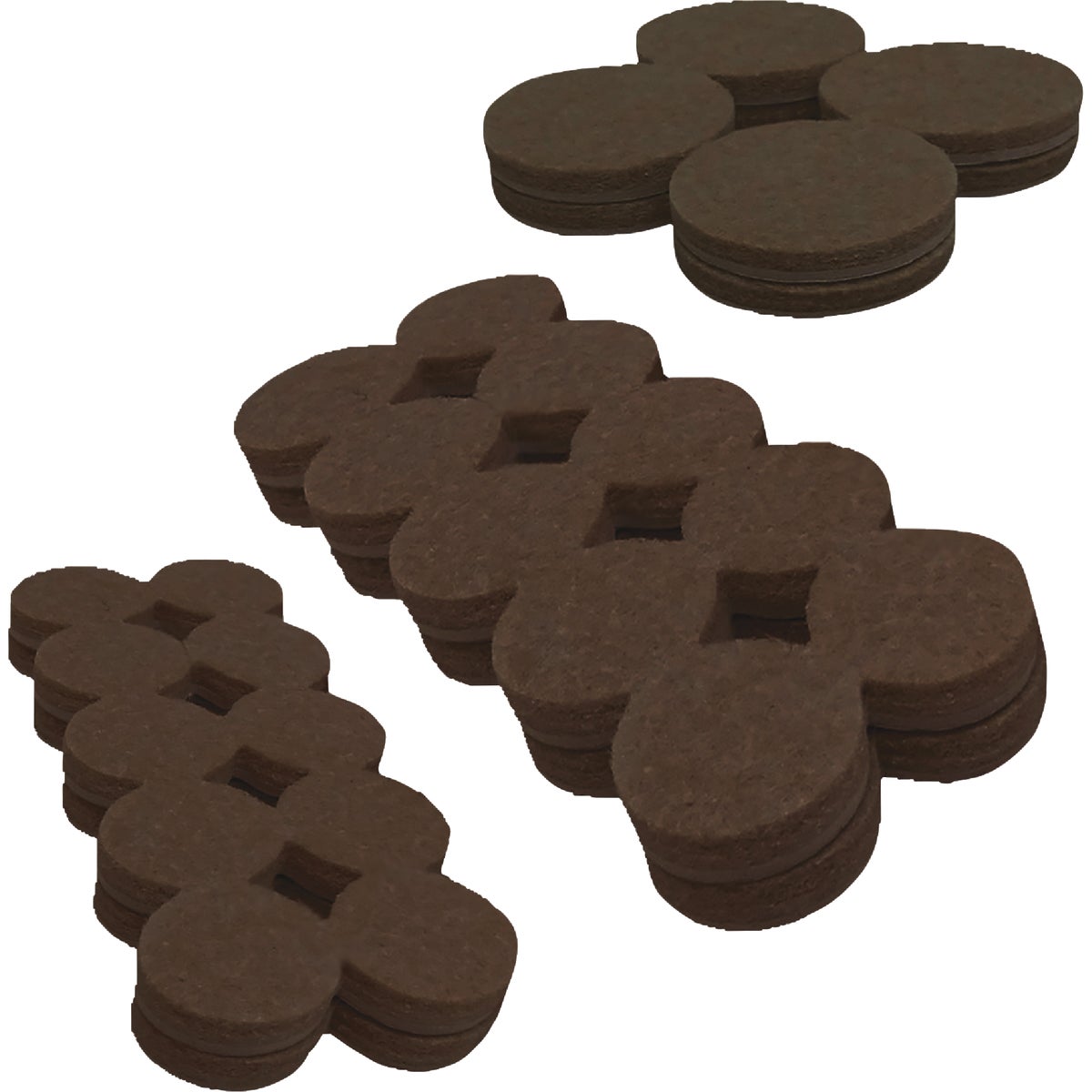 Super Sliders Felt Combo Brown Furniture Pad Variety Assortment (44-Piece) Image 2