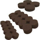 Super Sliders Felt Combo Brown Furniture Pad Variety Assortment (44-Piece) Image 2