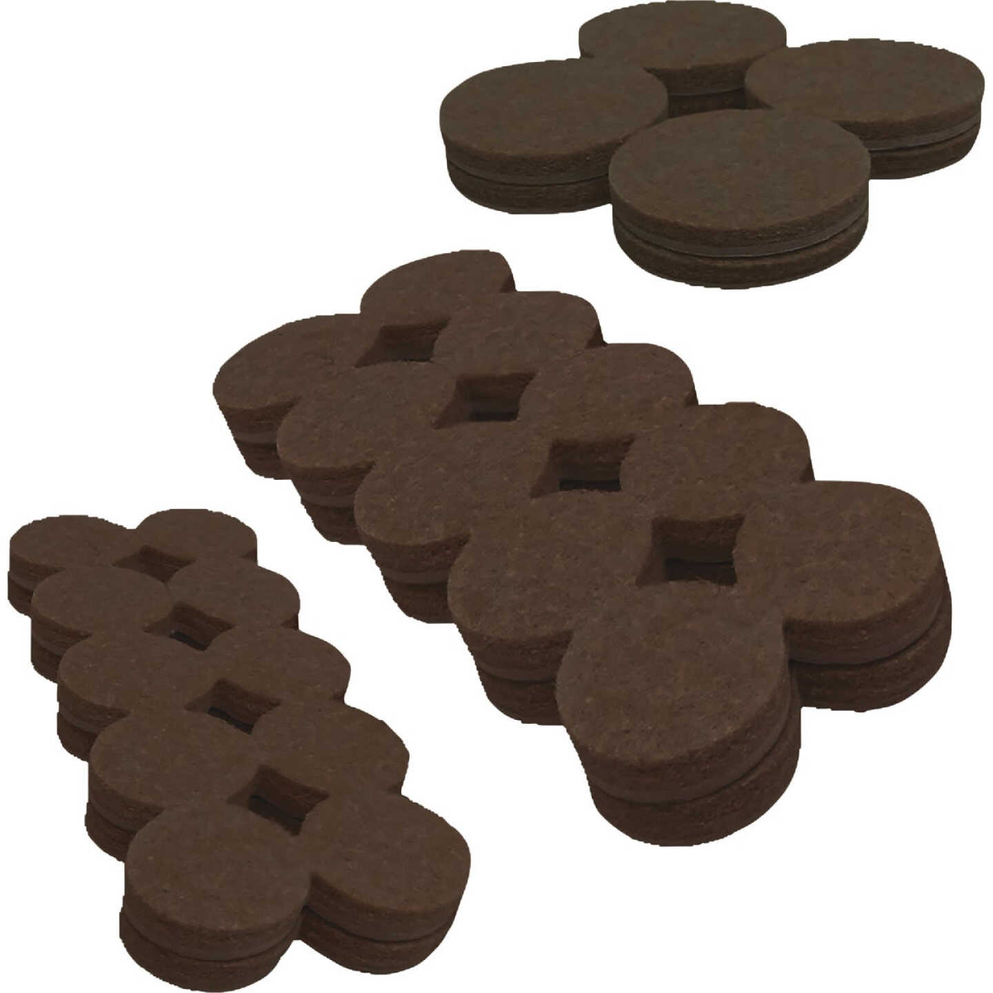 Super Sliders Felt Combo Brown Furniture Pad Variety Assortment (44-Piece) Image 2