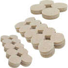 Super Sliders Felt Combo Oatmeal Furniture Pad Variety Assortment (44-Piece) Image 2
