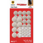 Super Sliders Felt Combo Oatmeal Furniture Pad Variety Assortment (44-Piece) Image 1
