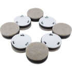 Super Sliders 1 In. Tap-On Round Beige Felt Furniture Pads (8-Piece) Image 2