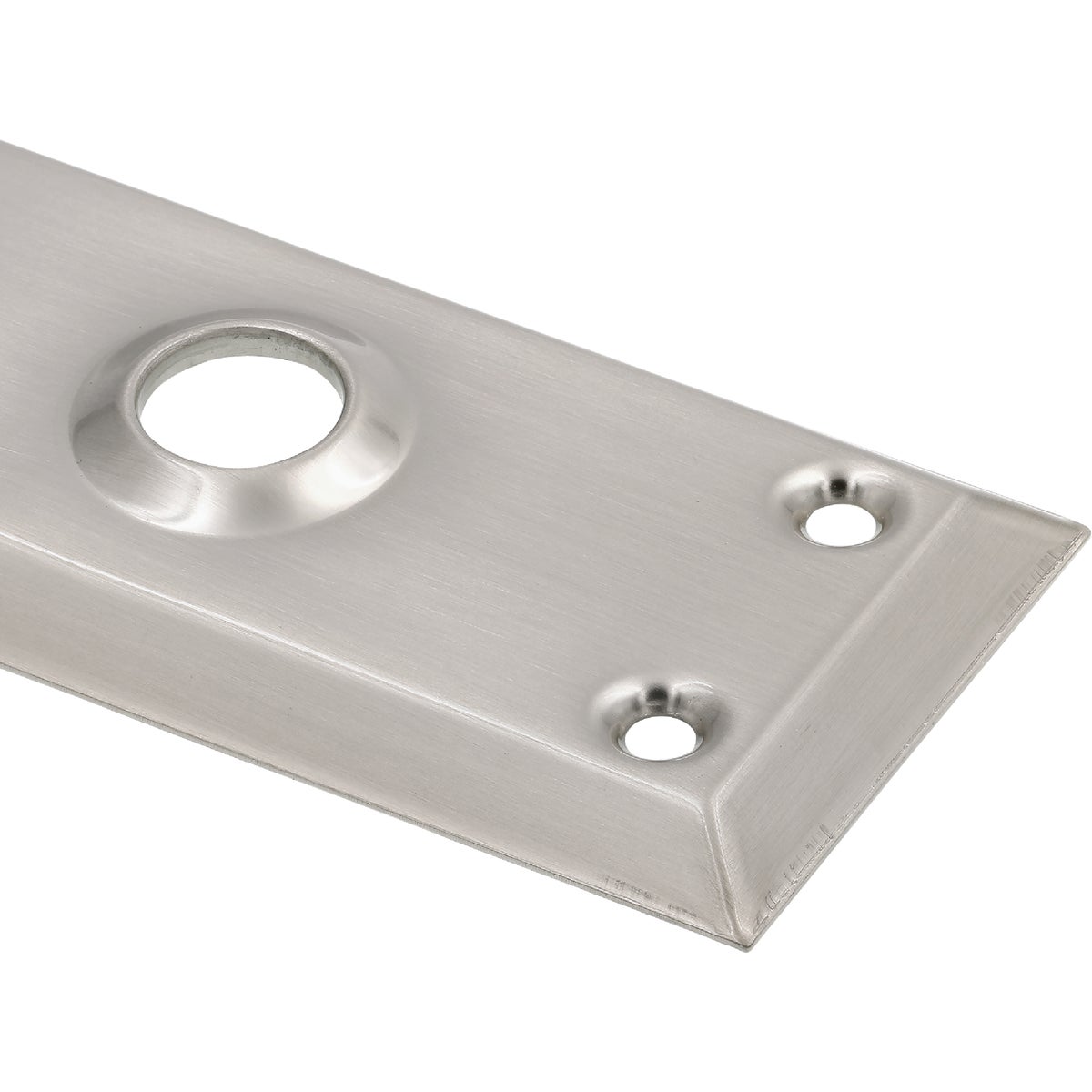 Defender Security Satin Nickel Keyed Mortise Entry Lock Set With Glass Knob Image 5