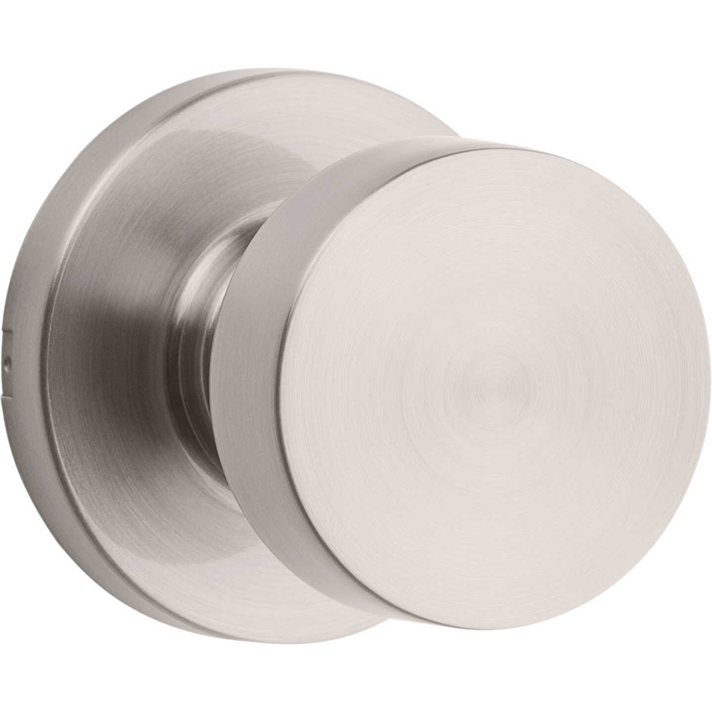 Kwikset Pismo Contemporary Satin Nickel Passage Knob Image 1
