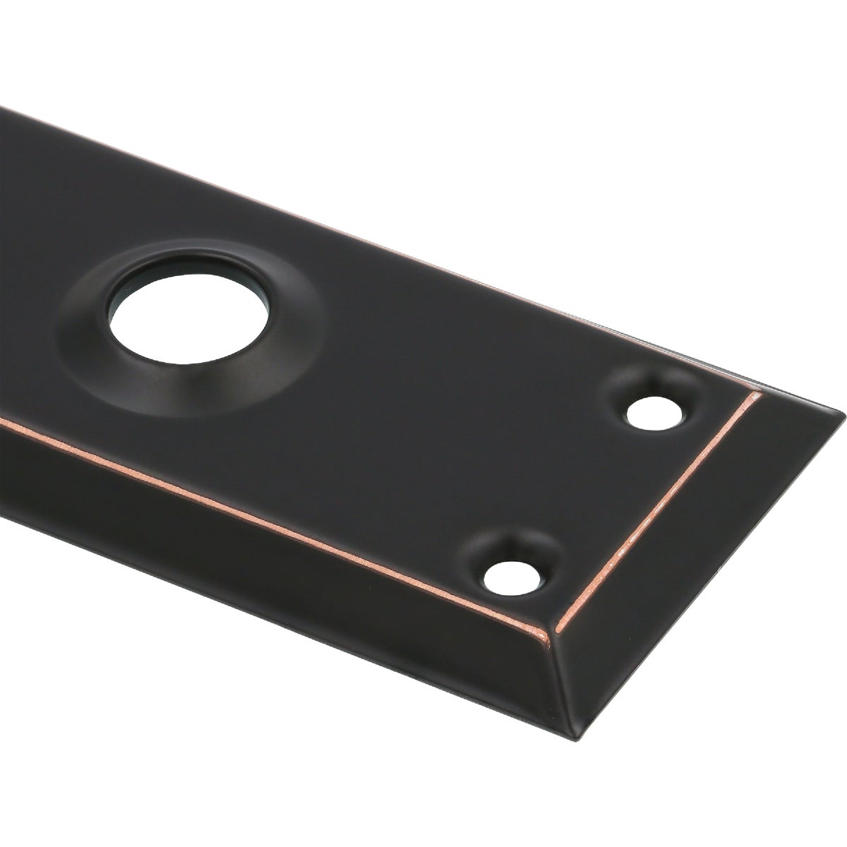 Defender Security Bronze Keyed Mortise Entry Lock Set With Glass Knob Image 5