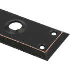 Defender Security Bronze Keyed Mortise Entry Lock Set With Glass Knob Image 5