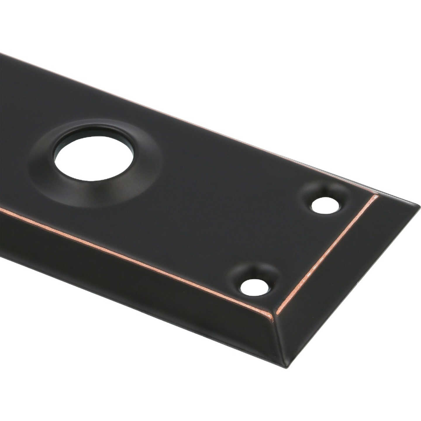 Defender Security Bronze Keyed Mortise Entry Lock Set With Glass Knob Image 5