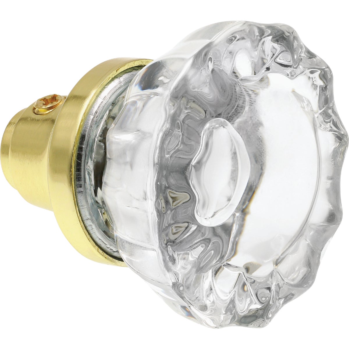 Defender Security Glass Knob Passage Door Latch Set Image 3