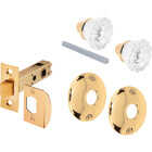 Defender Security Glass Knob Passage Door Latch Set Image 1