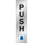 Hy-Ko 2x8 Push Sign Image 1