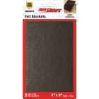 Super Sliders 4 In. x 6 In. Brown Felt Blanket (2-Piece) Image 1
