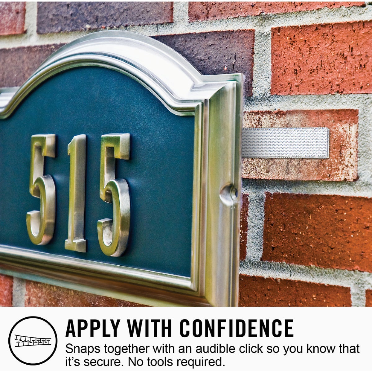 Velcro Brand Alfa-Lok 1 In. x 3 In. 10 Lb. Capacity Black Tape Strips (2 Sets) Image 3