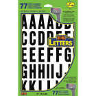 Hy-Ko Self-Adhesive Polyester 2 In. Black Letter Set Image 1
