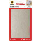 Super Sliders 4 In. x 6 In. Beige Blanket (2-Piece) Image 1