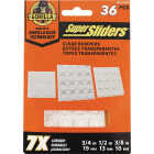 Super Sliders Gorilla Glue Clear Round Furniture/Wall Bumpers (36-Count) Image 1