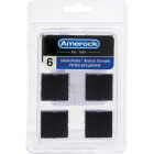 Amerock Monument 1.1875 In. Square Matte Black Cabinet Knob (6-Pack) Image 2