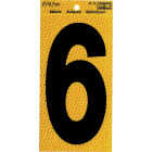 Hy-Ko 5 In. Yellow Reflective Number 6 Image 1