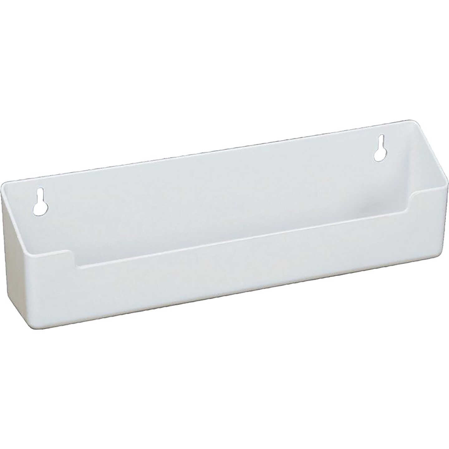 Knape & Vogt Real Solutions 11 In. White Steel In-Cabinet Sink Front Tray & Hinge Kit Image 1