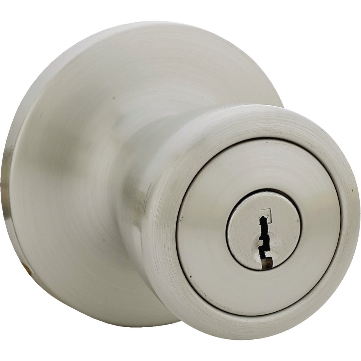 Steel Pro Satin Chrome Entry Door Knob Image 1