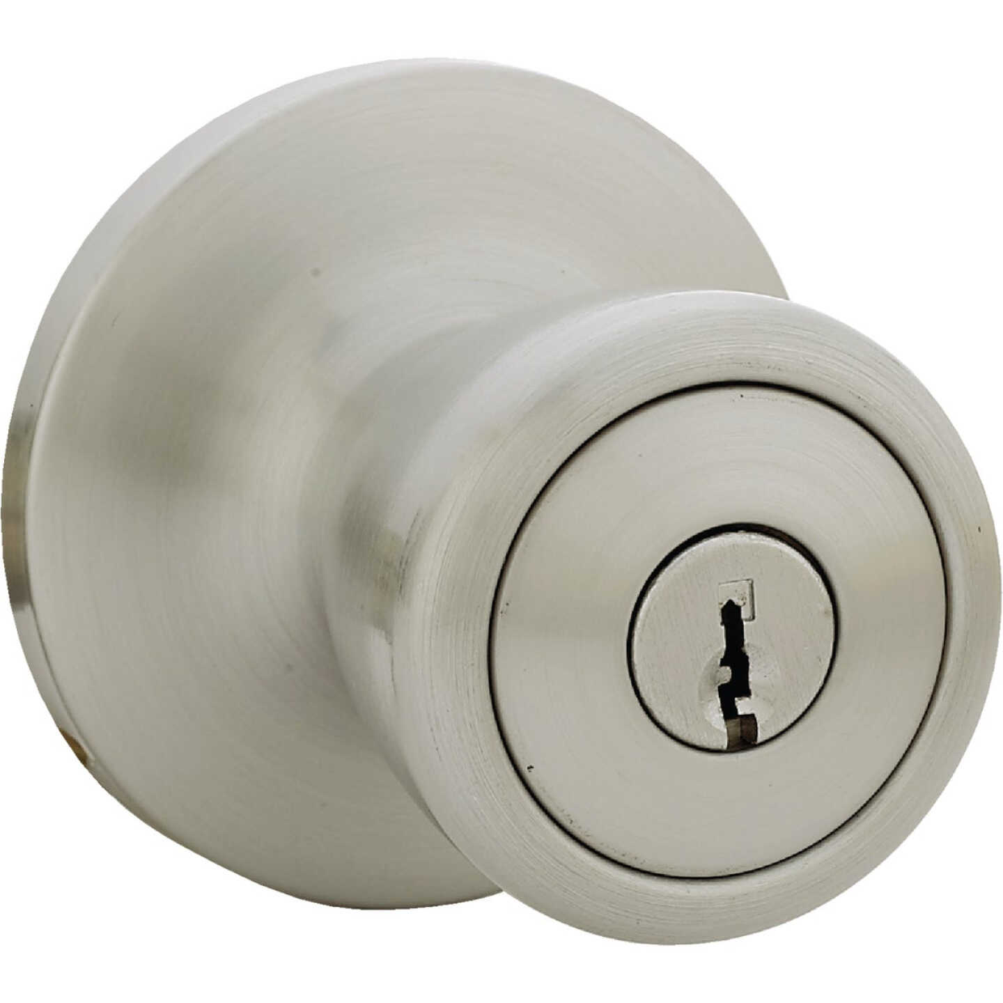 Steel Pro Satin Chrome Entry Door Knob Image 1