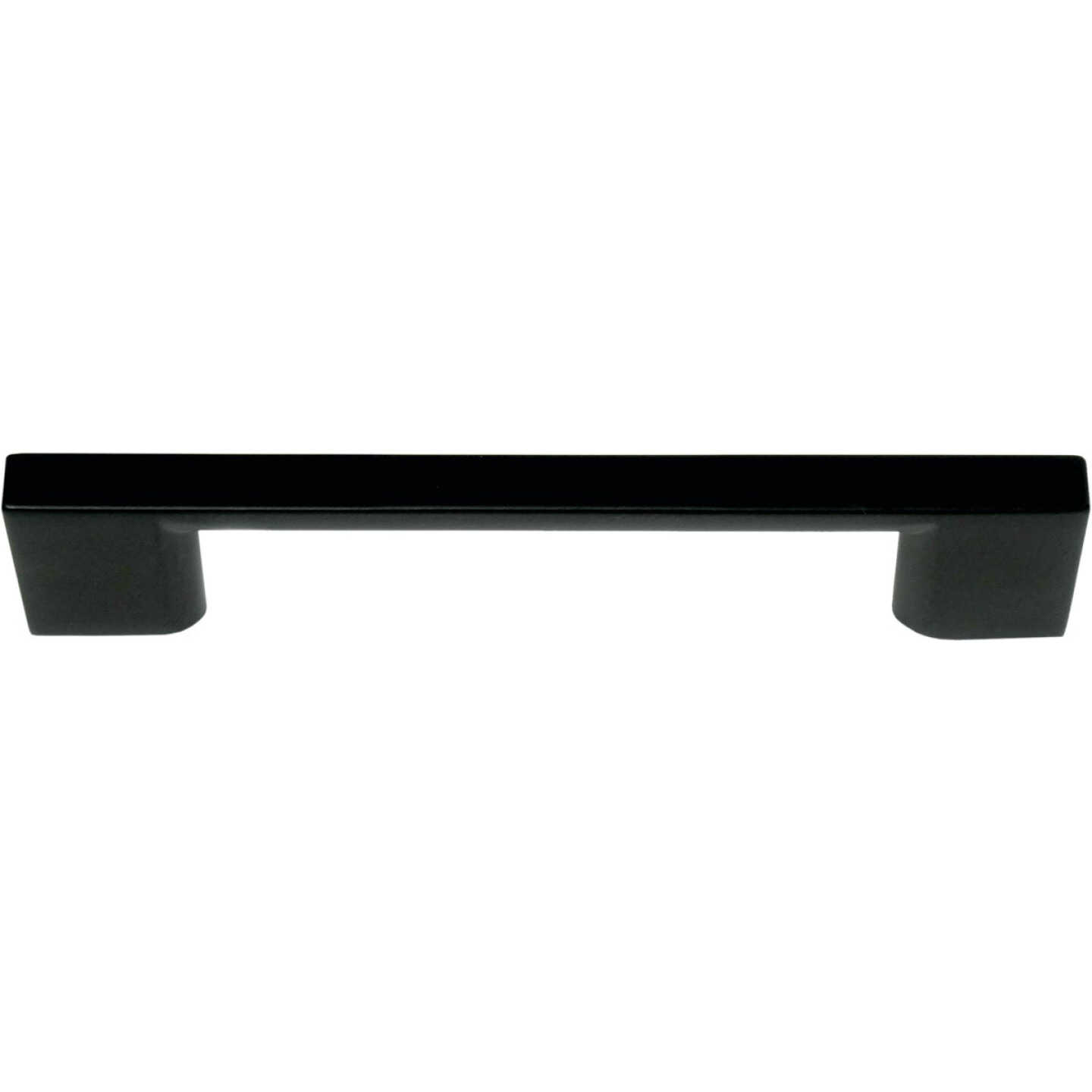 Laurey Contempo 3-3/4 In. Center-To-Center Matte Black Cabinet Drawer Pull Image 1