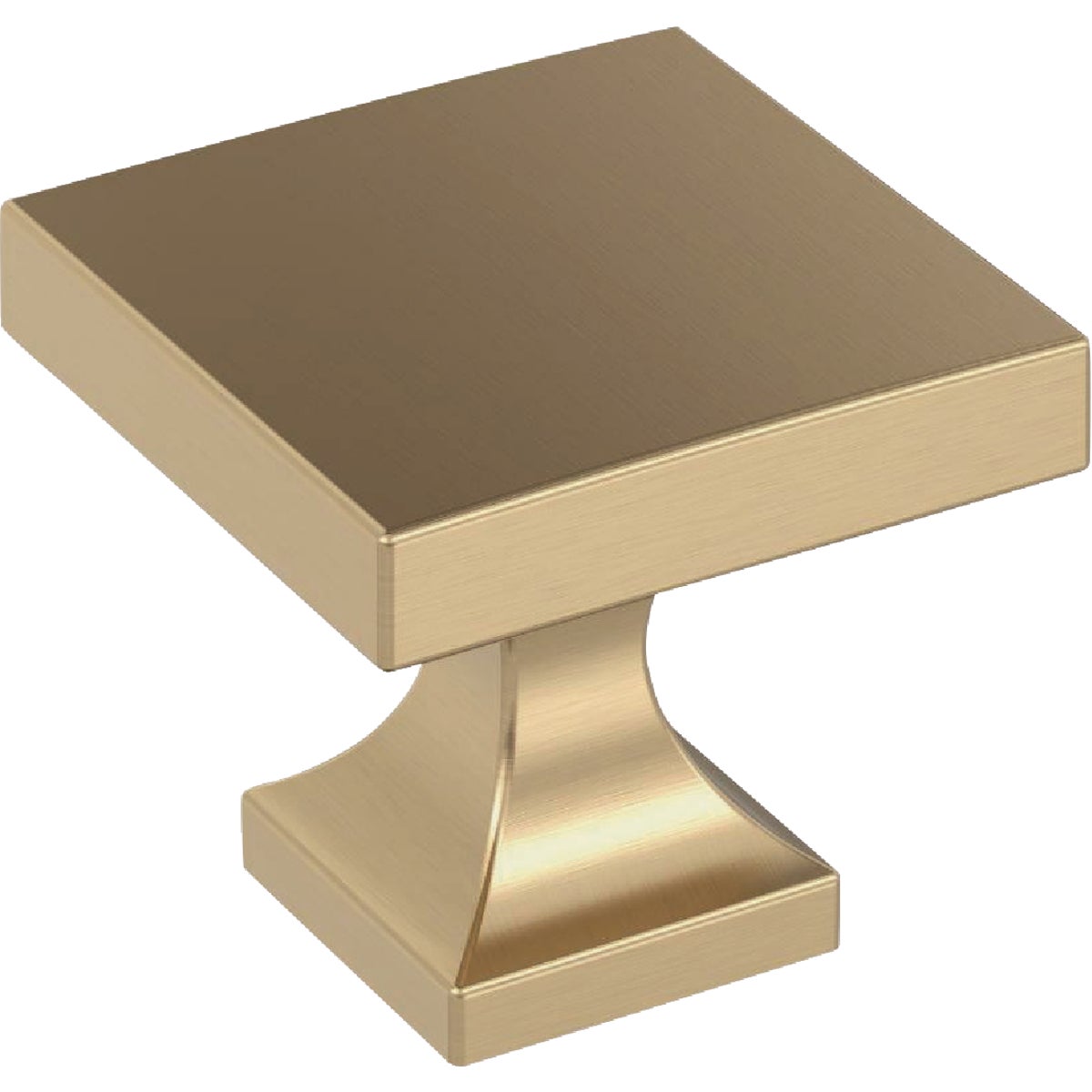 Amerock Pedestal 1.0625 In. Square Champagne Bronze Knob