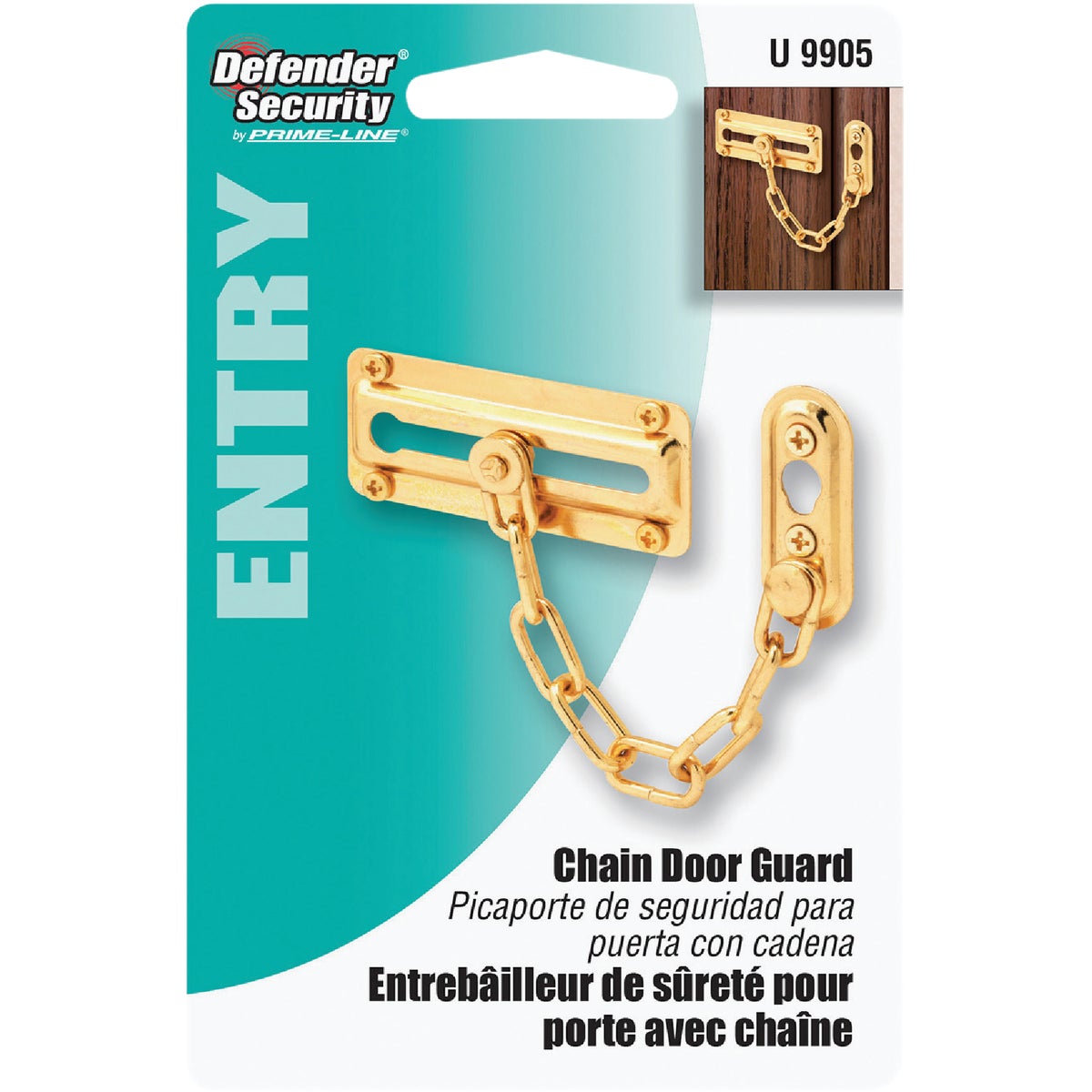 Defender Security Tamperproof Chain Door Guard Image 2