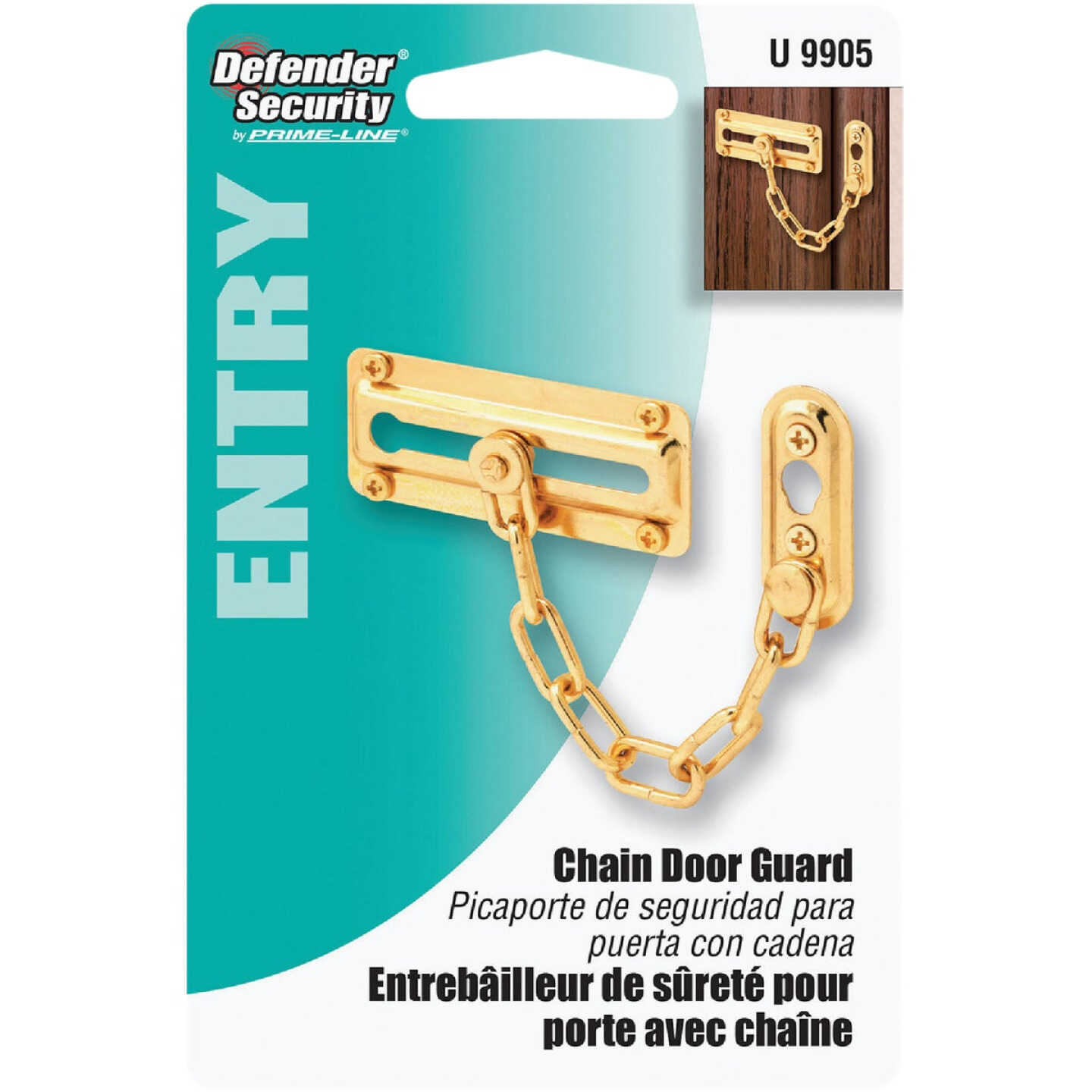 Defender Security Tamperproof Chain Door Guard Image 2
