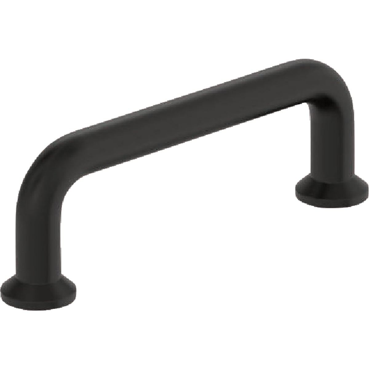 Amerock Factor 3 In. Matte Black Cabinet Pull (6-Pack) Image 1