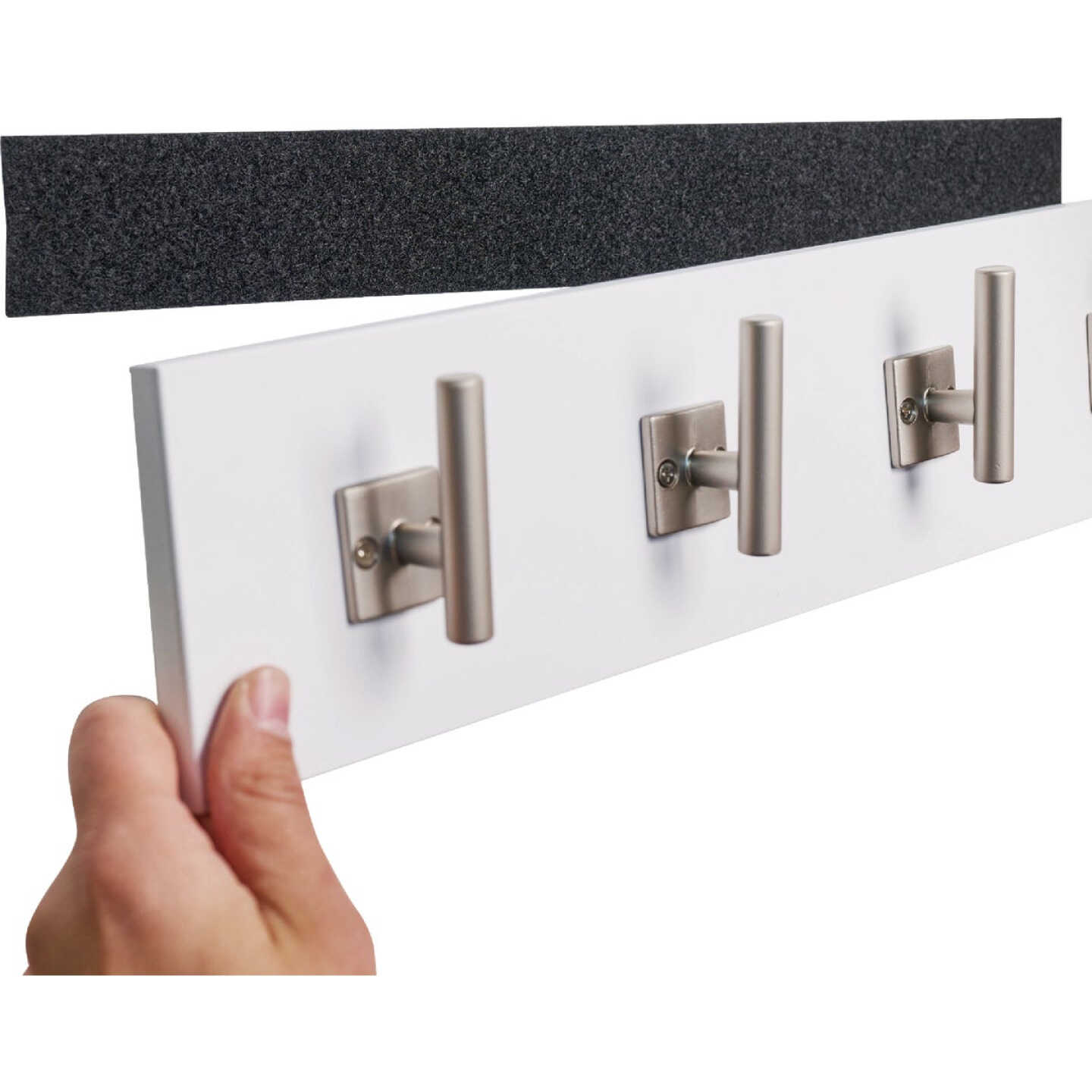 Wrap-It Storage Stick 'Em 2 In. x 4 Ft. Industrial Strength Black Hook & Loop Roll Image 7