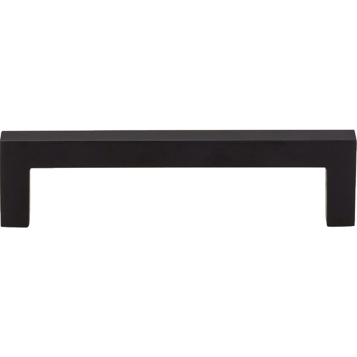 Elements Stanton 4-1/8 In. Overall Length Matte Black Square Cabinet Bar Pull Image 3