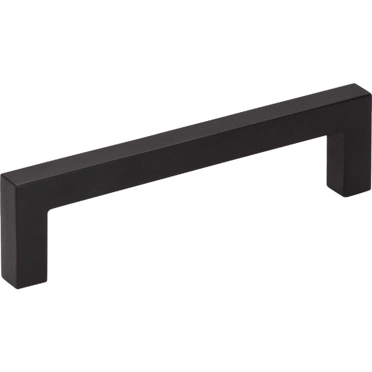 Elements Stanton 4-1/8 In. Overall Length Matte Black Square Cabinet Bar Pull Image 1