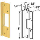 Defender Security Brass Aluminum Latch Guard Image 1