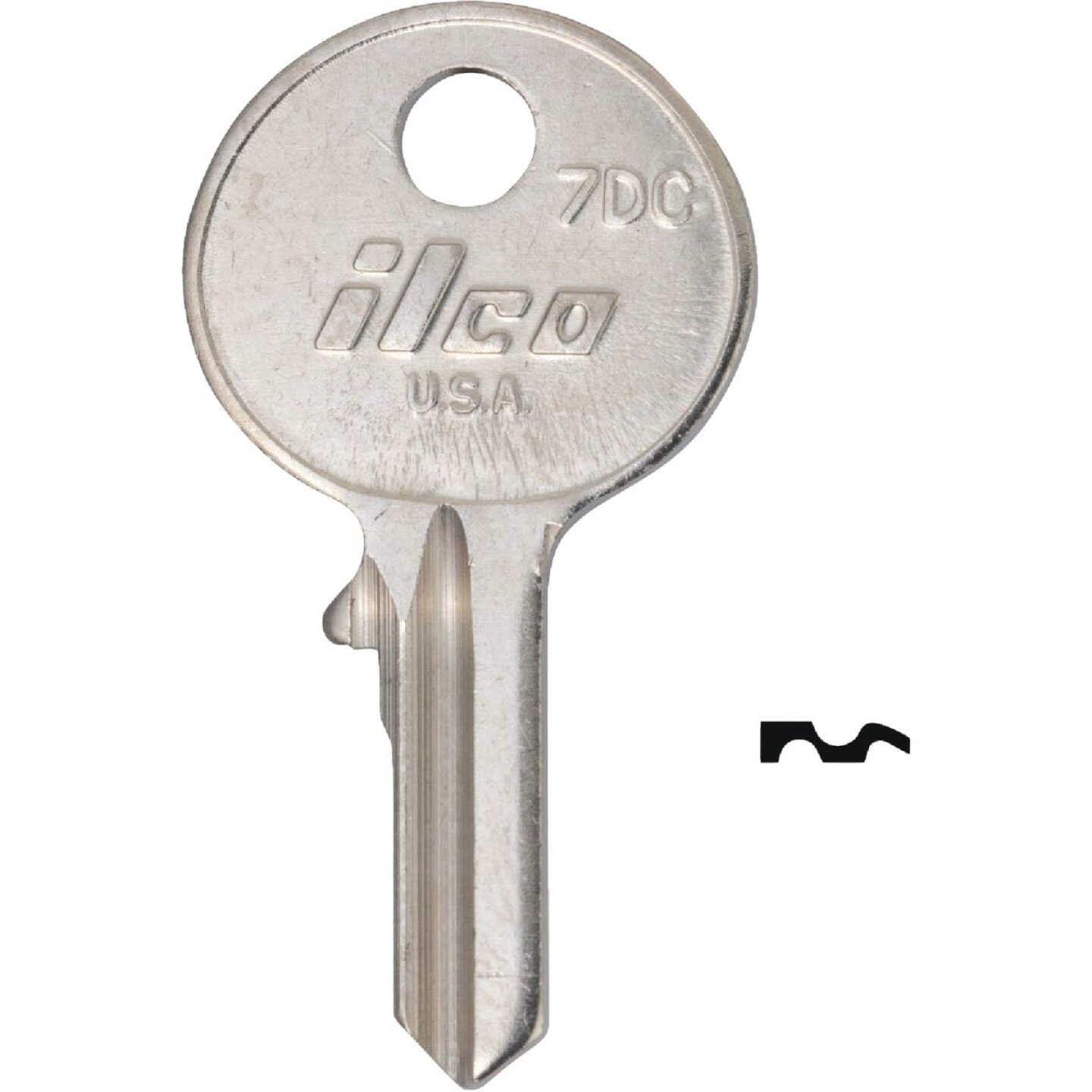 ILCO LA Keyway Key Blank, 7DC (10-Pack) Image 1