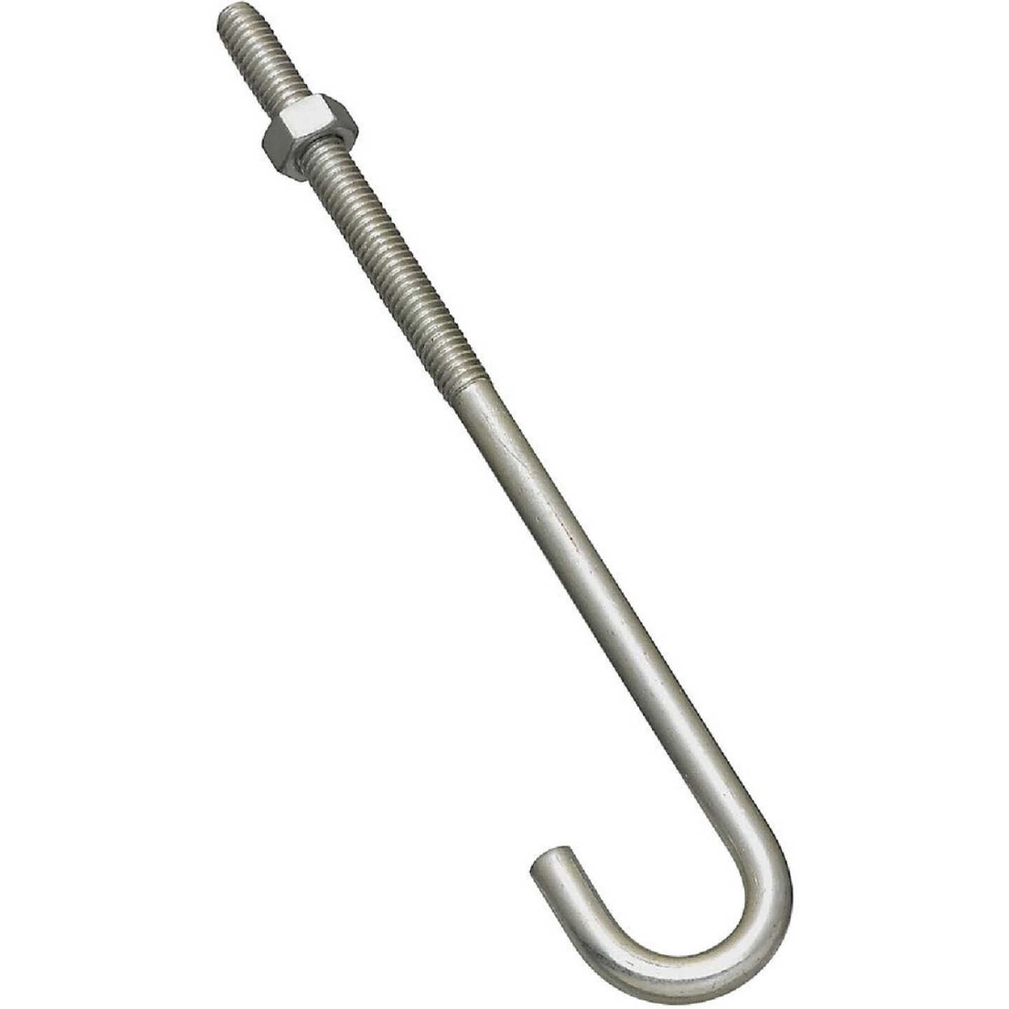 National Hardware 5/16 In. x 7 In. Zinc J Bolt Image 1