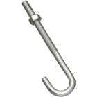 National Hardware 5/16 In. x 5 In. Zinc J Bolt Image 1