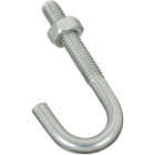 National Hardware 1/4 In. x 2-5/16 In. Zinc J Bolt Image 1