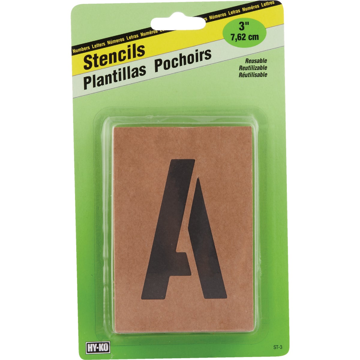 Hy-Ko 3 In. Letter, Number & Symbol Stencil Set Image 2