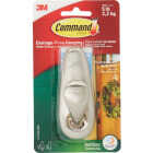 Command Outdoor Forever Classic Large Metal Hook, Brushed Nickel, 1 Hook, 2 Strips Image 7
