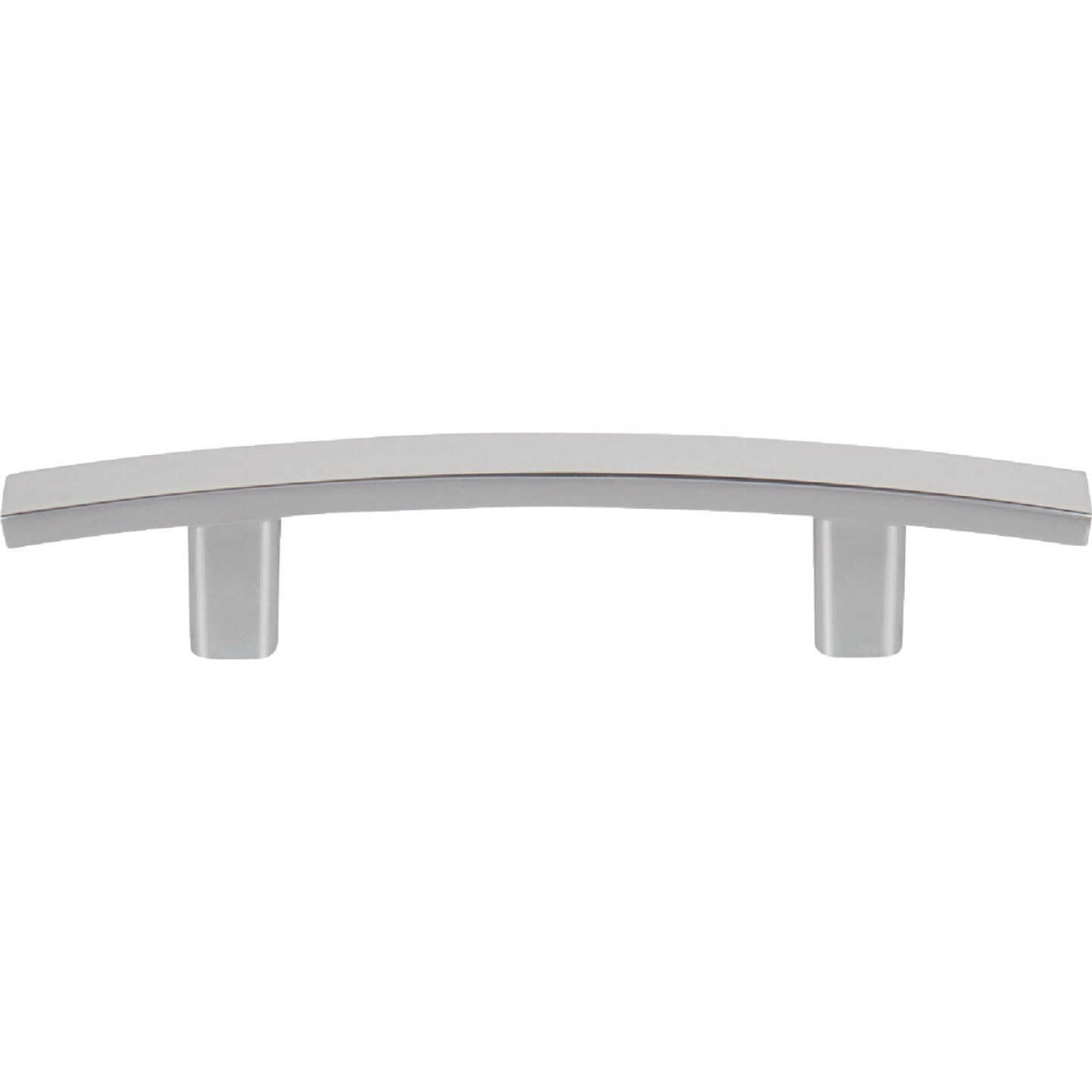 Elements Thatcher 5-1/4 In. Overall Length Polished Chrome Curved Cabinet Bar Pull Image 2