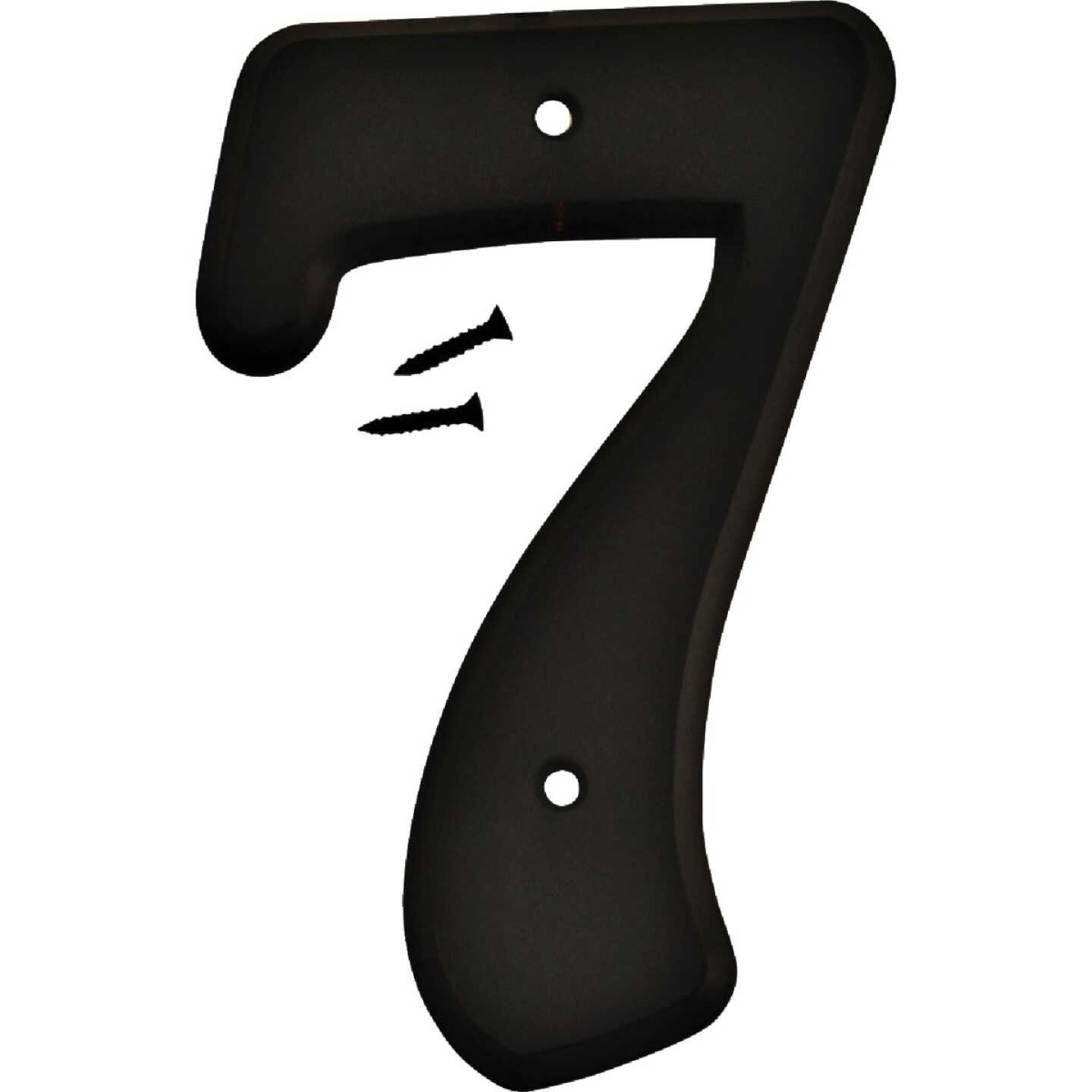 Hy-Ko 6 In. Black Gloss House Number Seven Image 1