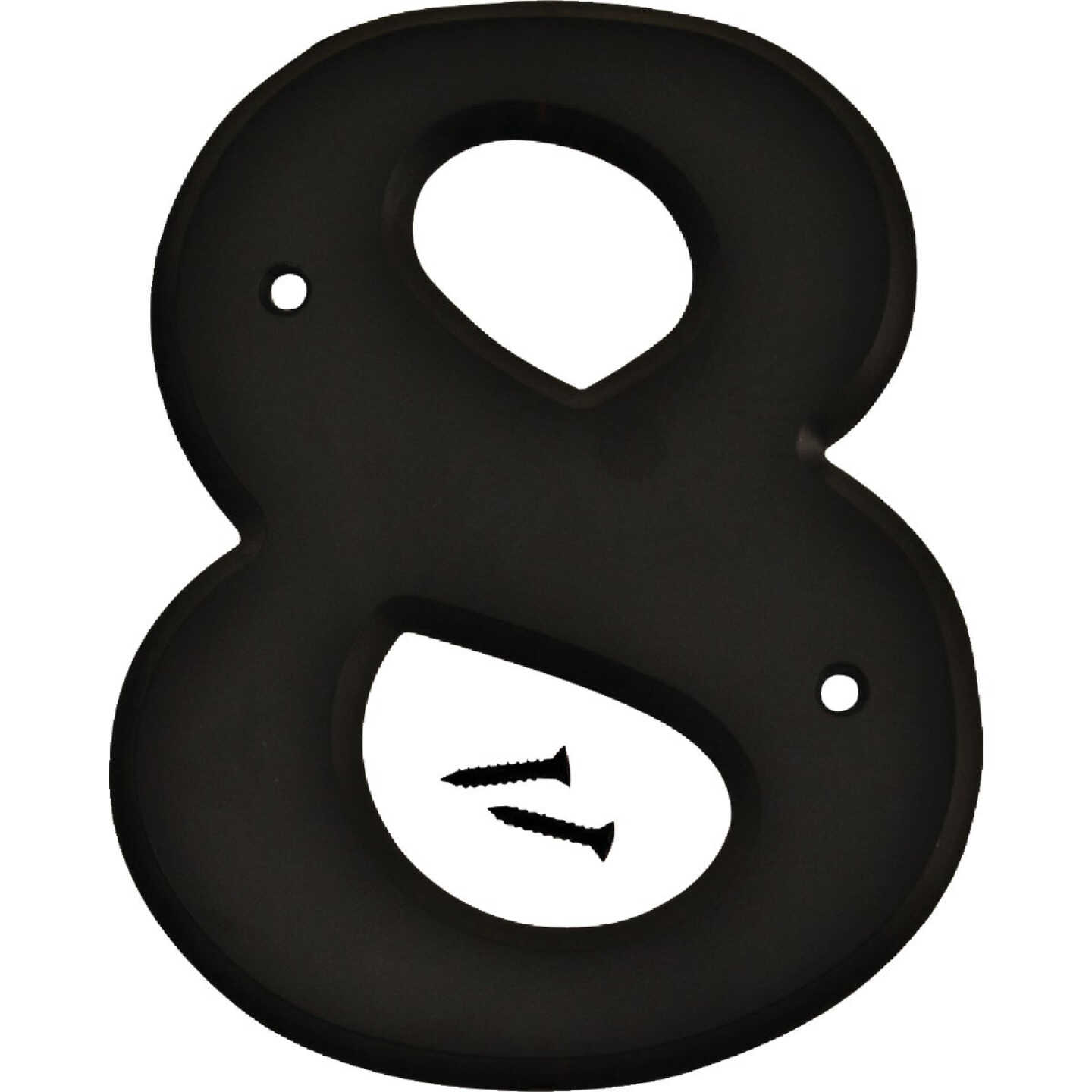 Hy-Ko 6 In. Black Gloss House Number Eight Image 1