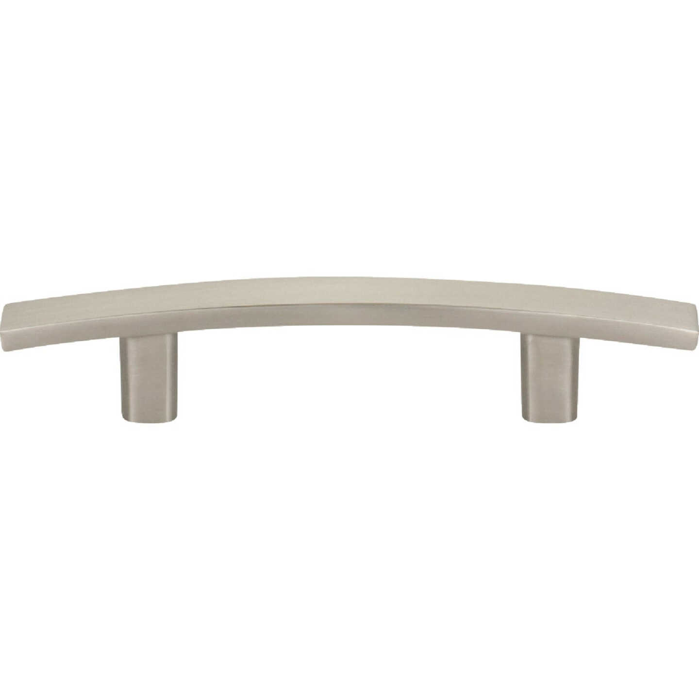 Elements Thatcher 5-1/4 In. Overall Length Satin Nickel Curved Cabinet Bar Pull Image 2