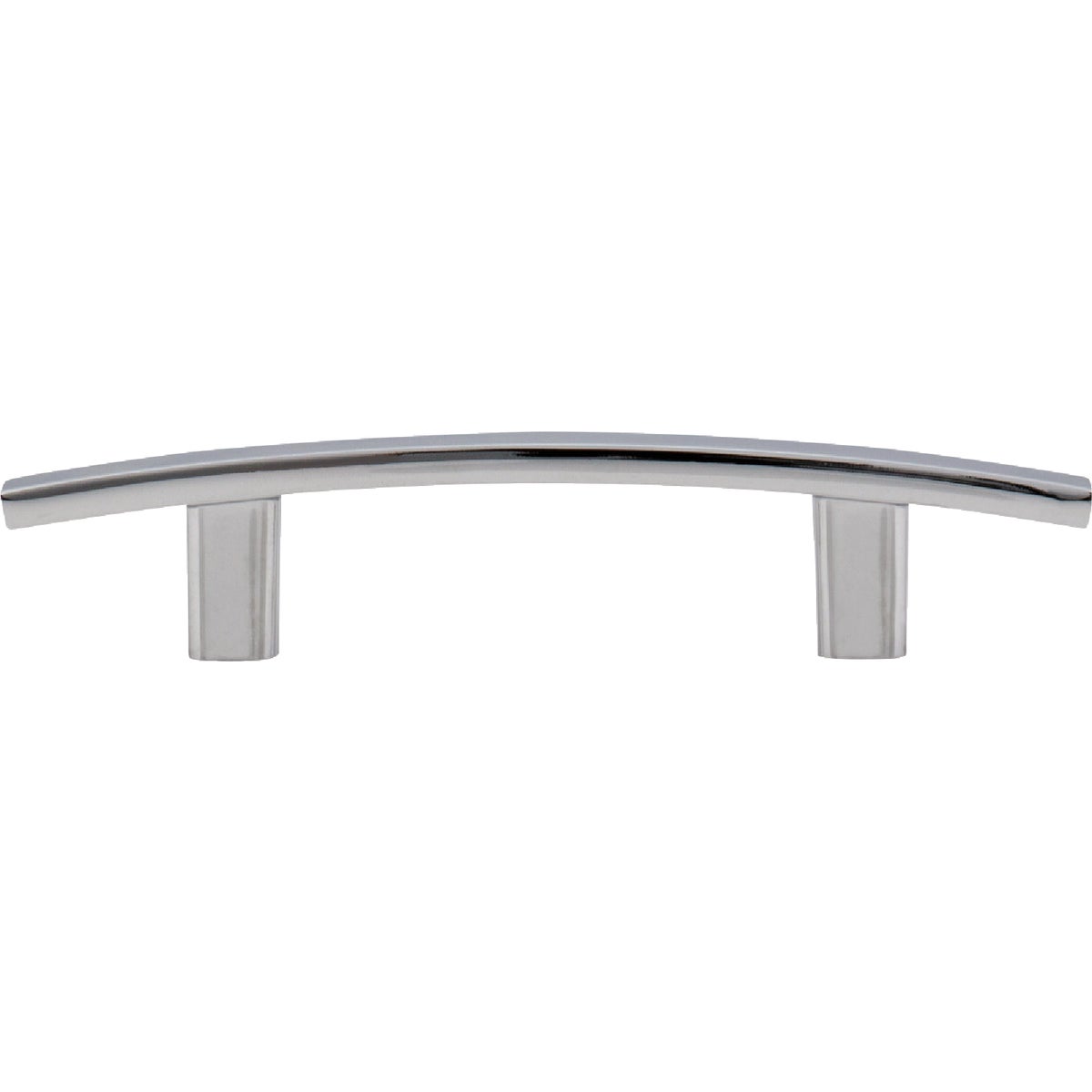 Elements Thatcher 6 In. Overall Length Polished Chrome Curved Cabinet Bar Pull Image 2