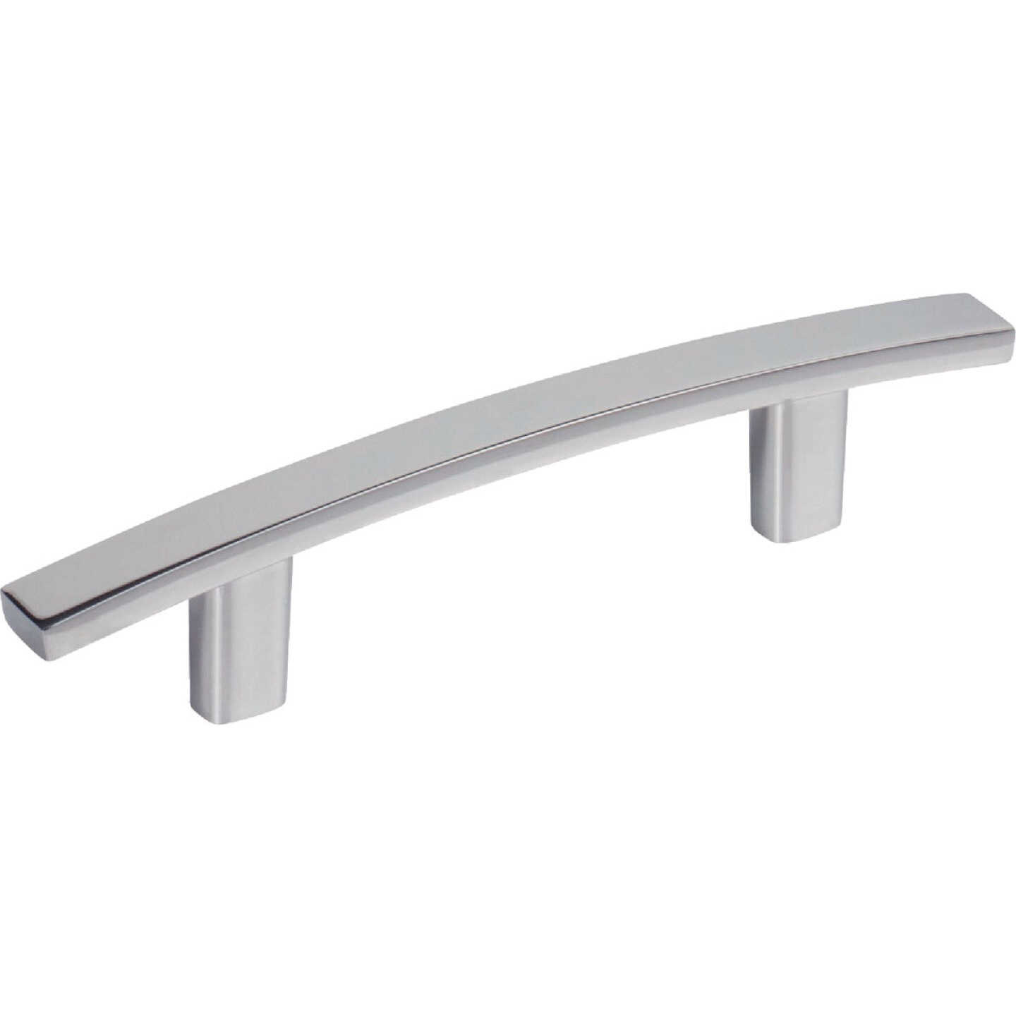 Elements Thatcher 6 In. Overall Length Polished Chrome Curved Cabinet Bar Pull Image 1