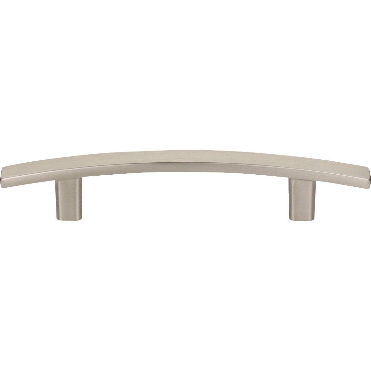Elements Thatcher 6 In. Overall Length Satin Nickel Curved Cabinet Bar Pull Image 2