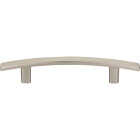 Elements Thatcher 6 In. Overall Length Satin Nickel Curved Cabinet Bar Pull Image 2